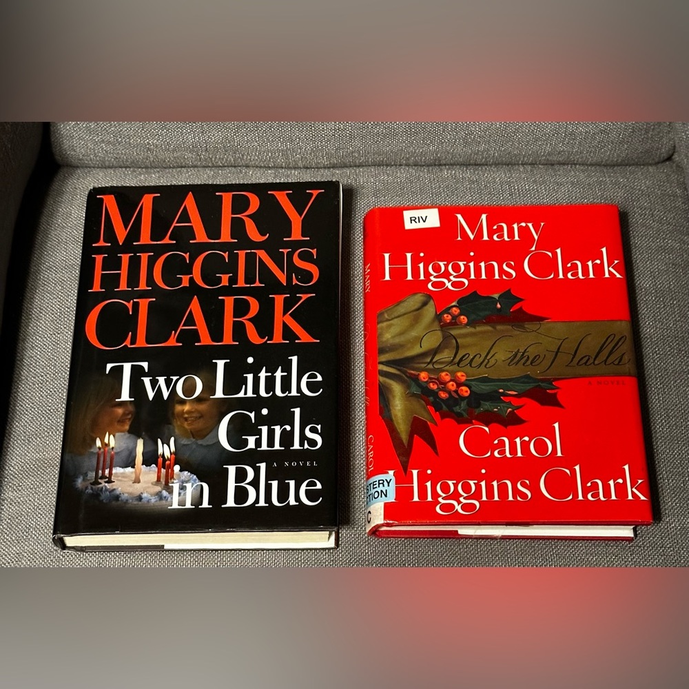 Bundle of two Mary Higgins Clark hardcover hardback Books